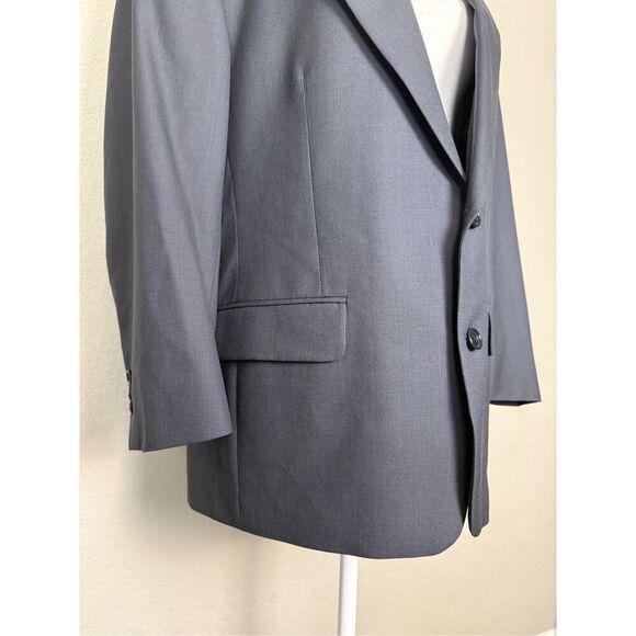 Men’s Gray YSL Yves Saint Laurent Suit Jacket Wool EU 48 US 38 - Picture 10 of 12